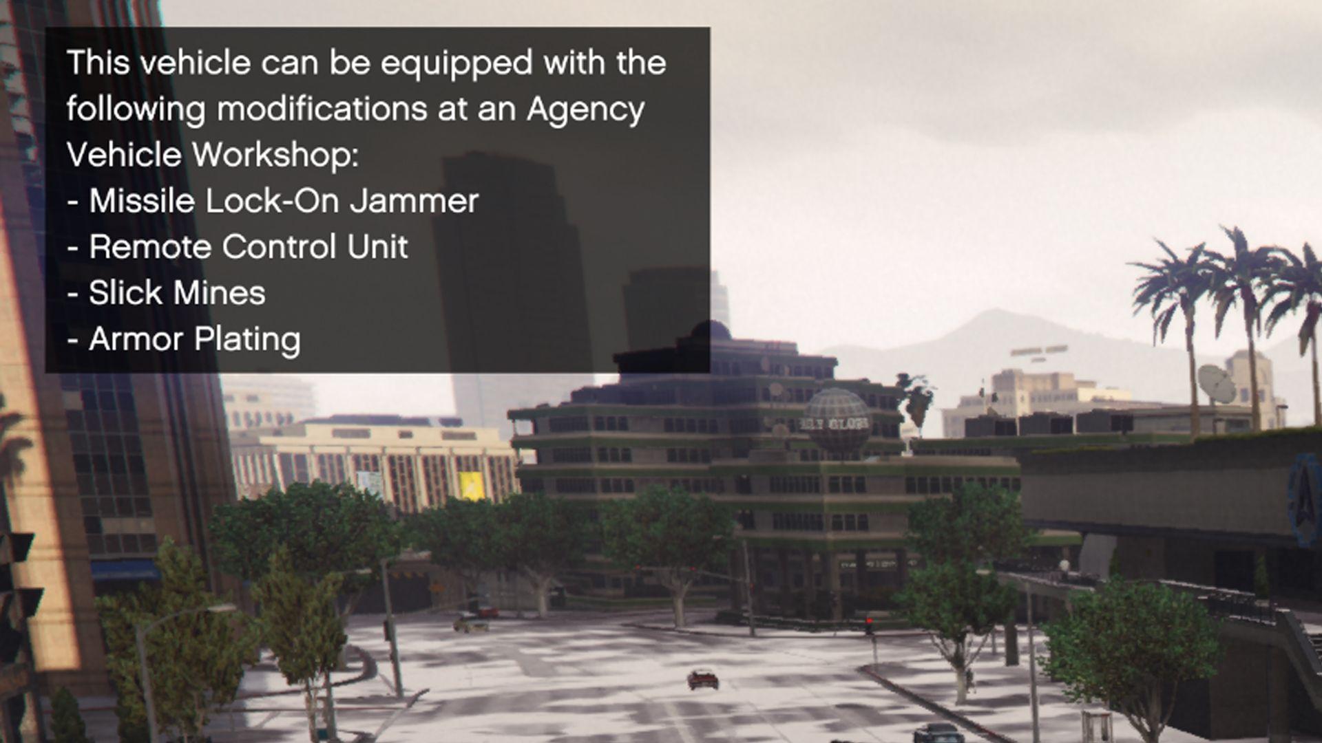 When you enter a vehicle capable of equipping Imani Tech, you get this message at the top-left corner of your screen.