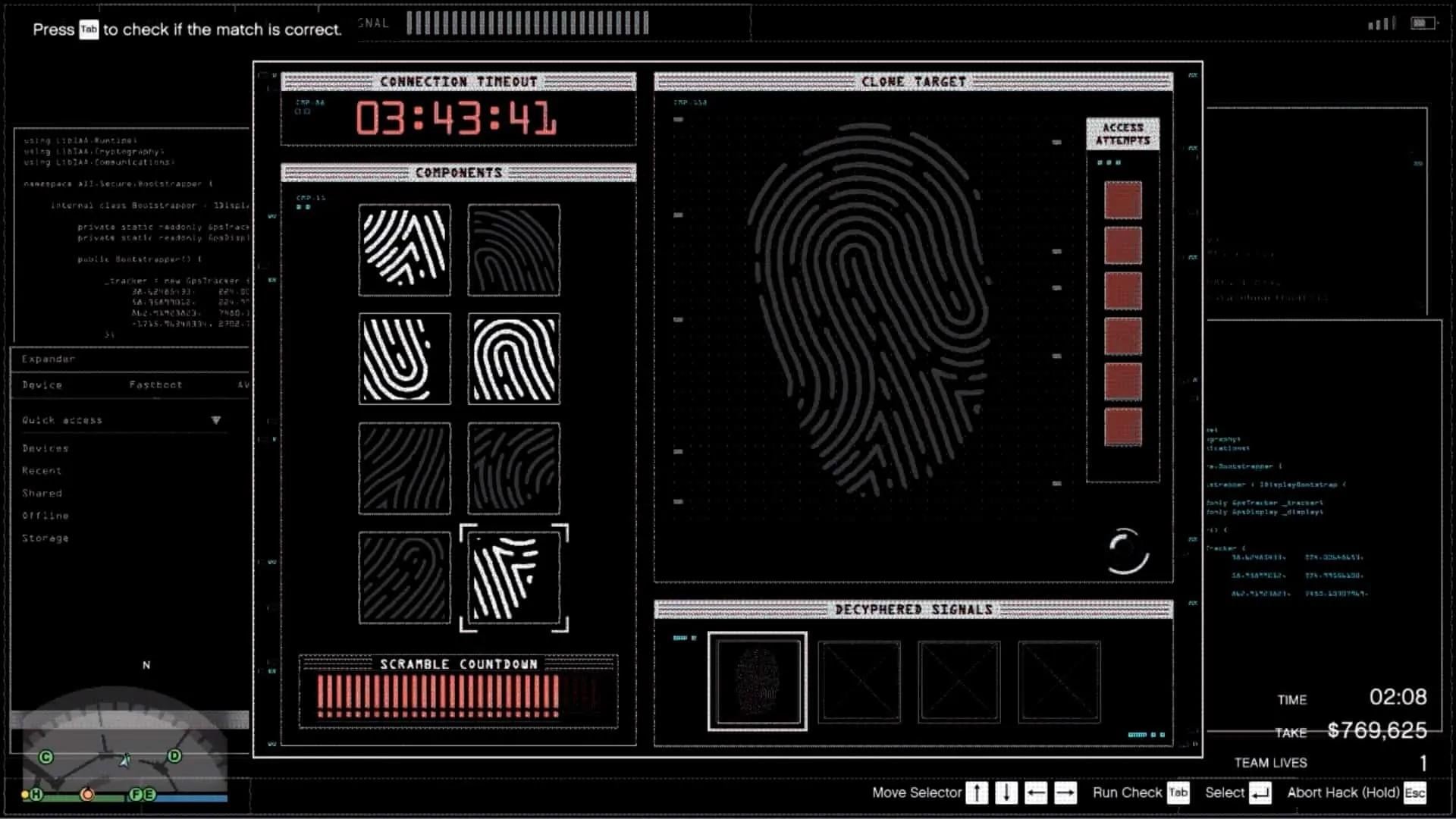 Correct pattern for this heist