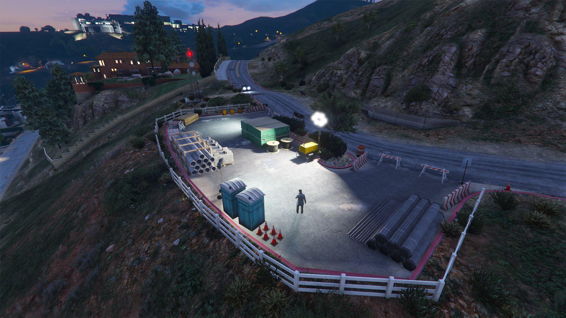 East Vinewood Hill Mansion construction site.