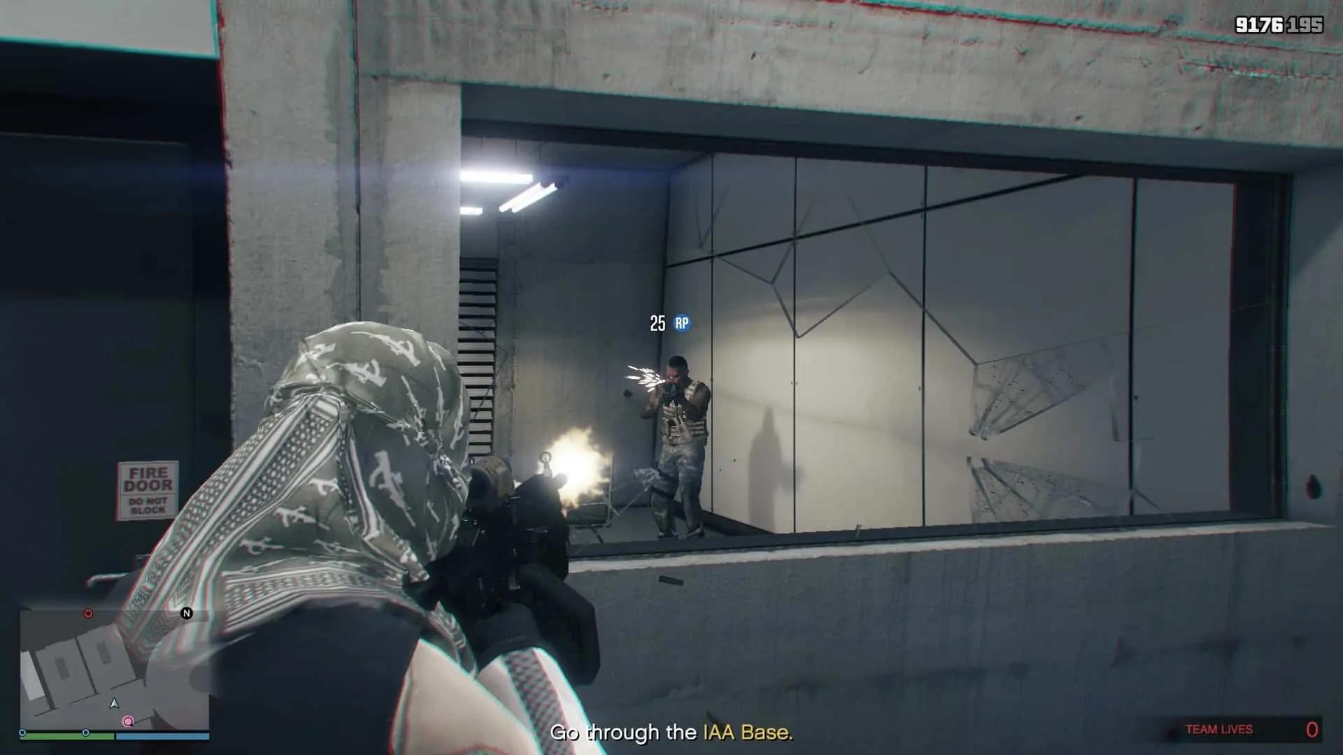 Soldier in an interrogation room