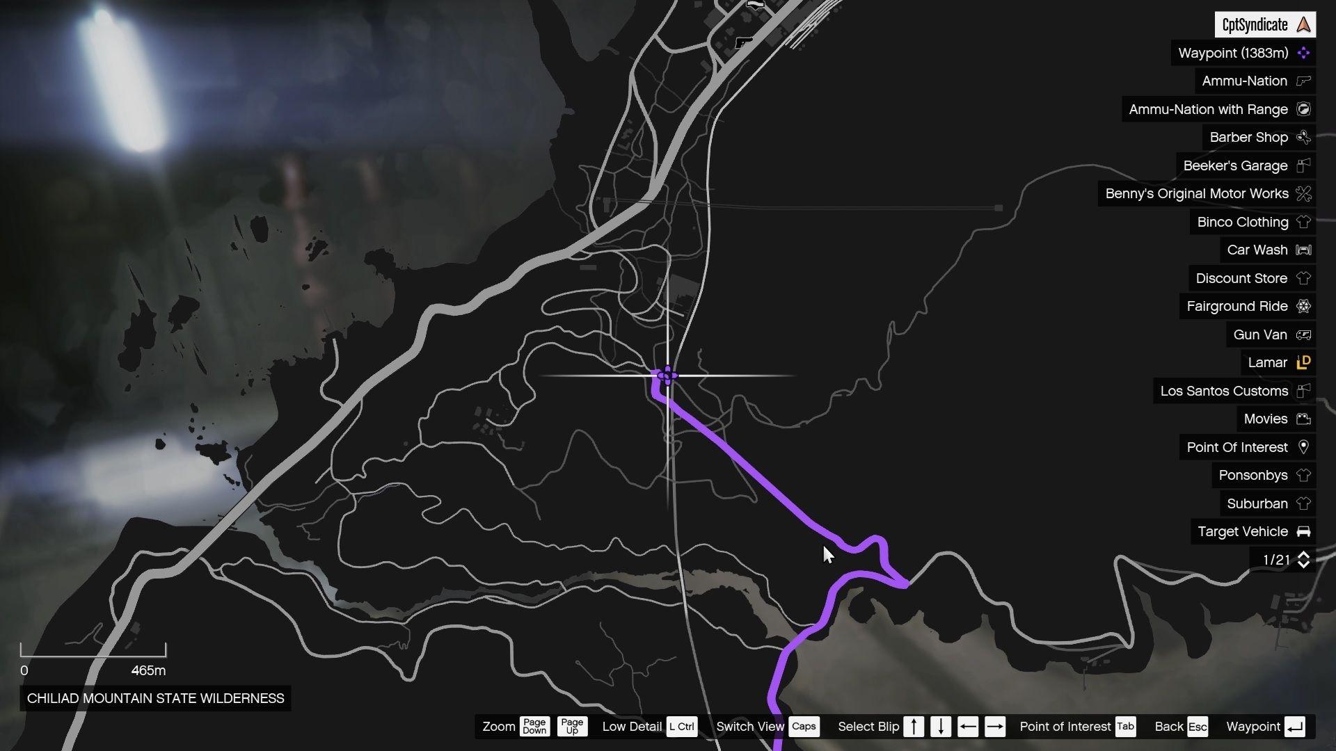 Paleto tunnels map location.