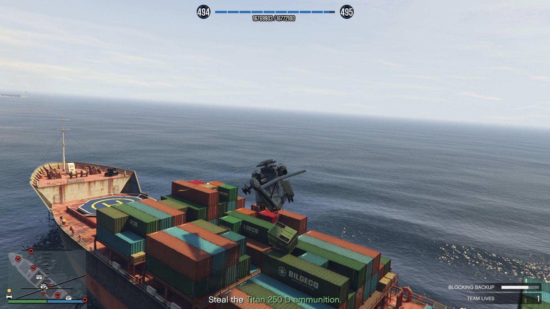 Hooking up the primary target (ammunition).