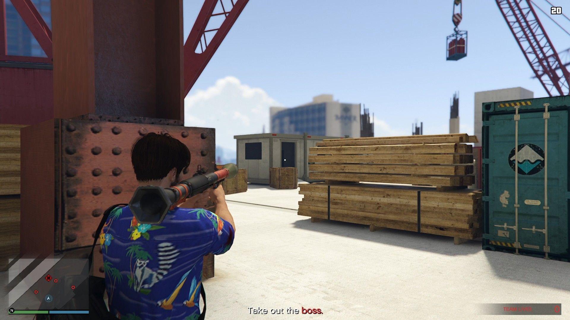 The boss is always inside the portable office.