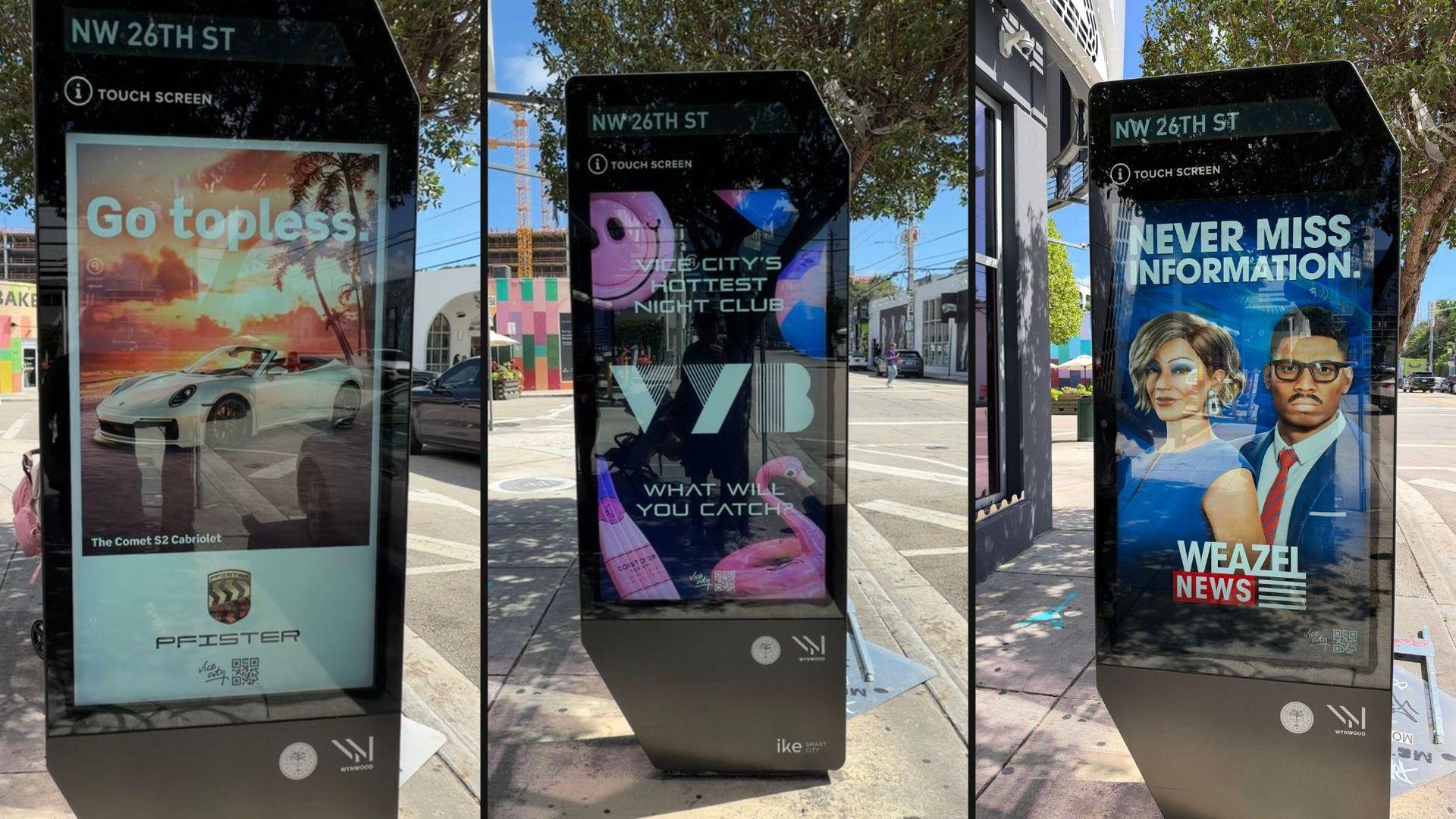 Rockstar has placed real parody ads for GTA 6's fake brands around Miami.