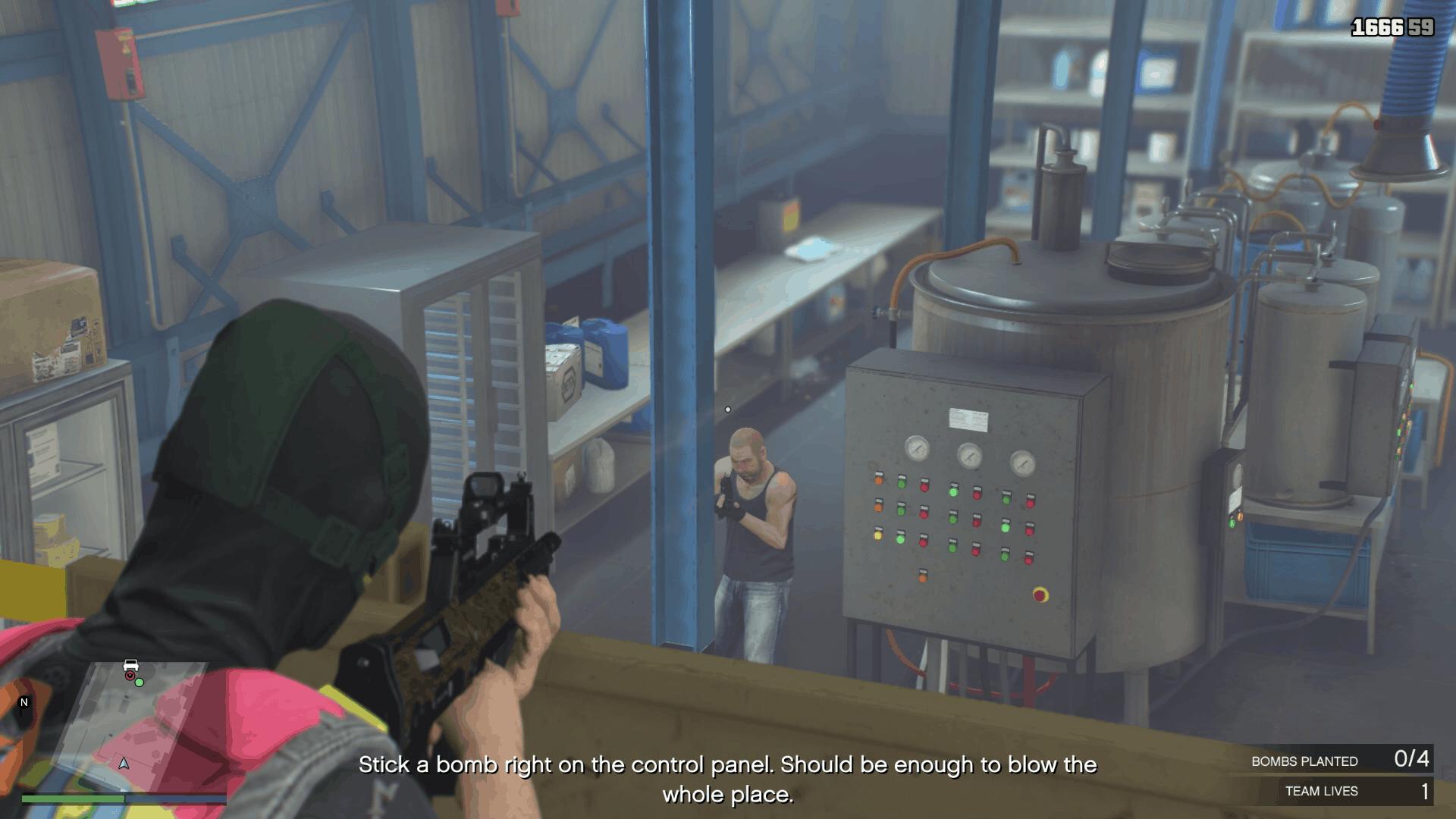 Guard in the first meth lab (southernmost lab)