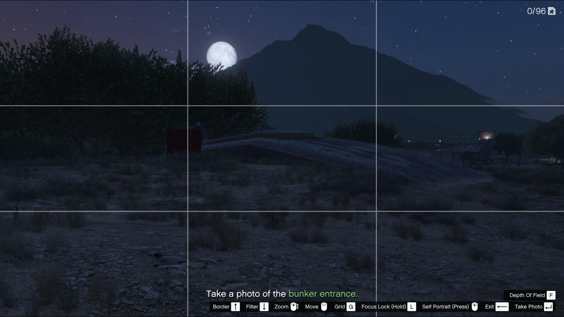 Taking picture of the bunker entrance