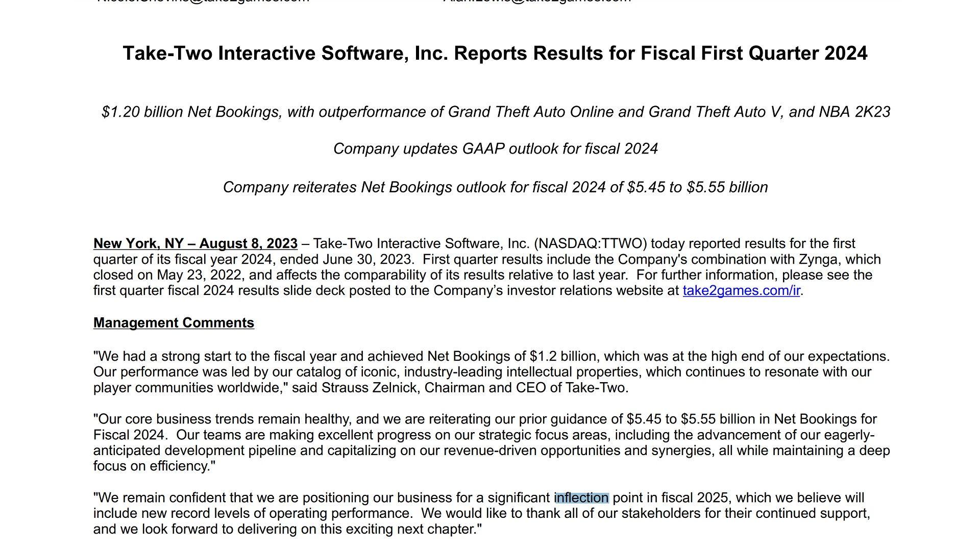 As massive as a company Take-Two Interactive is, you can only name on a single hand franchises that can move the financial needle by billions.
