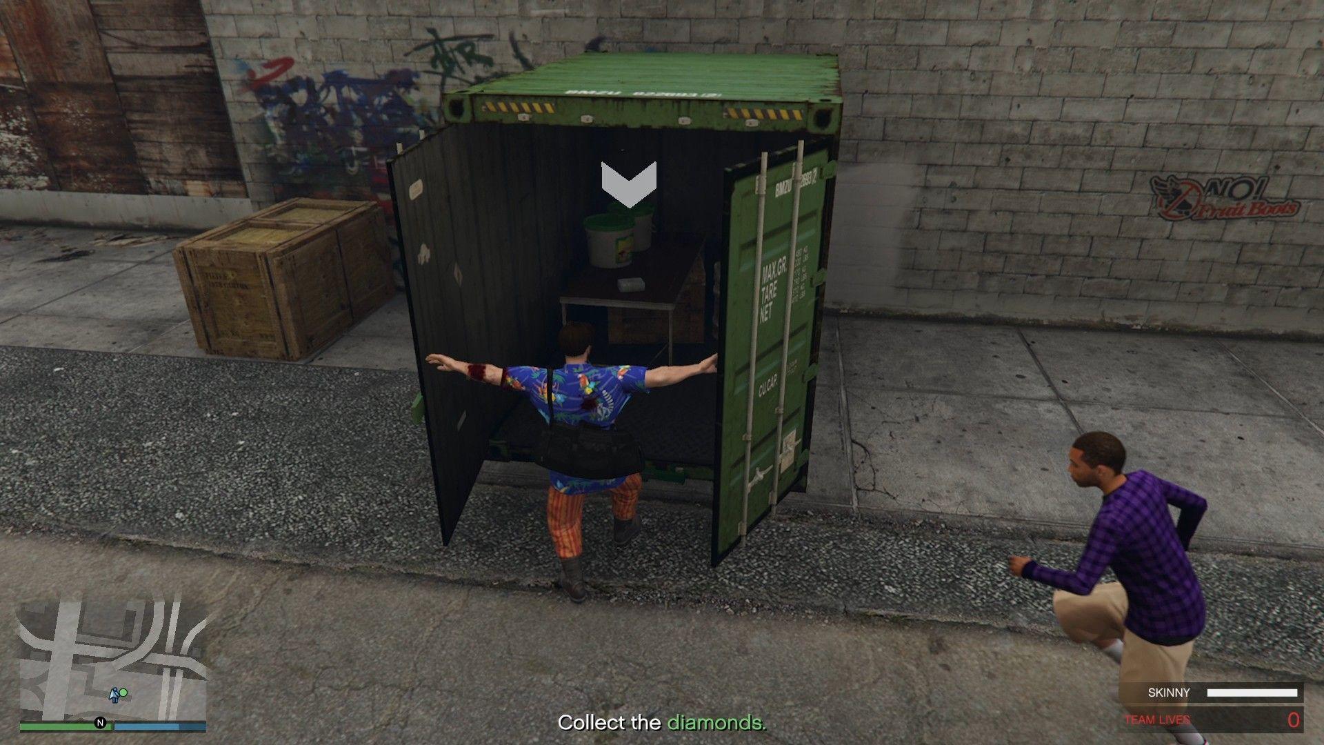 Extra loot in one of the five containers.