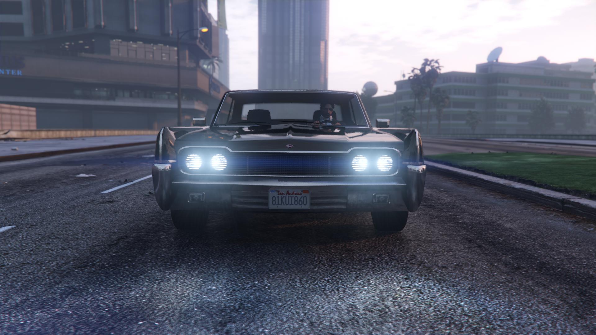 The front of the Vapid Chino as seen in GTA Online.