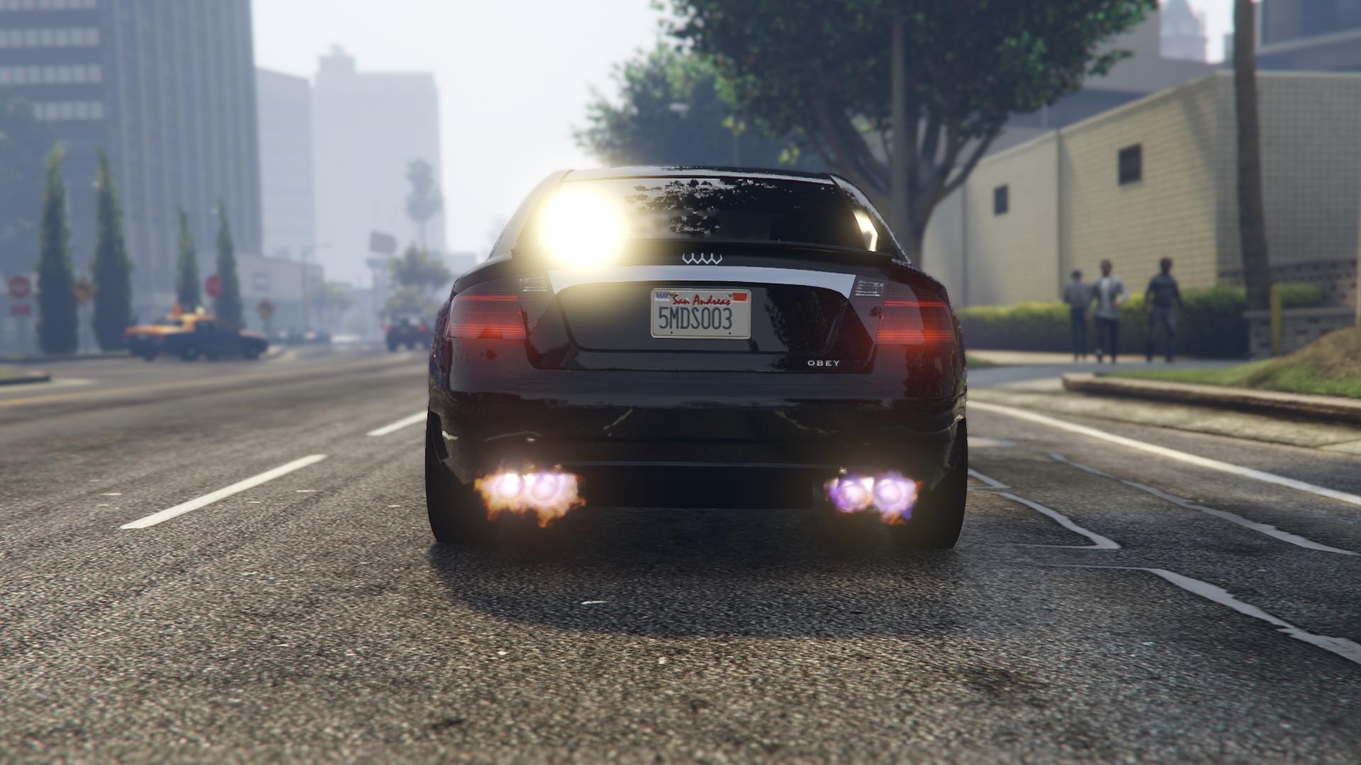 Rear view of Michael's Obey Tailgater.