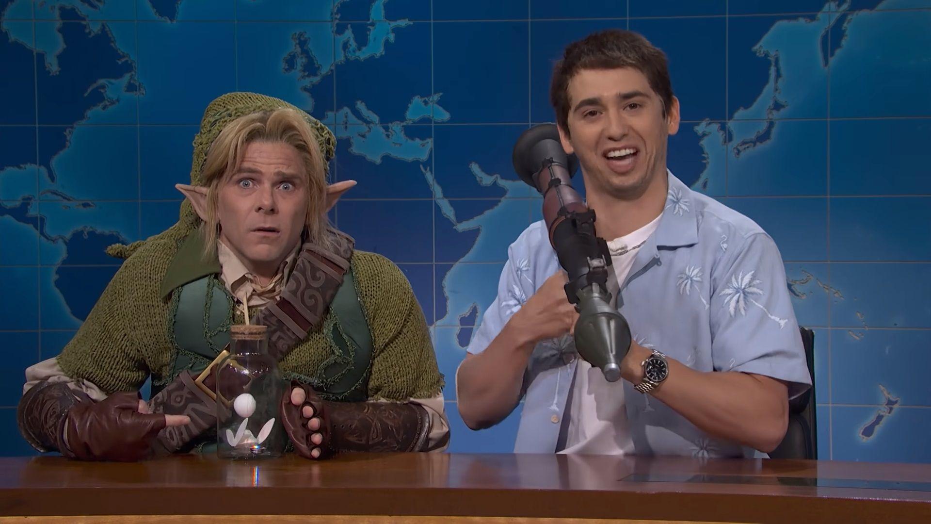 SNL's Weekend Update sat GTA 6's Jason Duval and Zelda's Link down to fight over November.