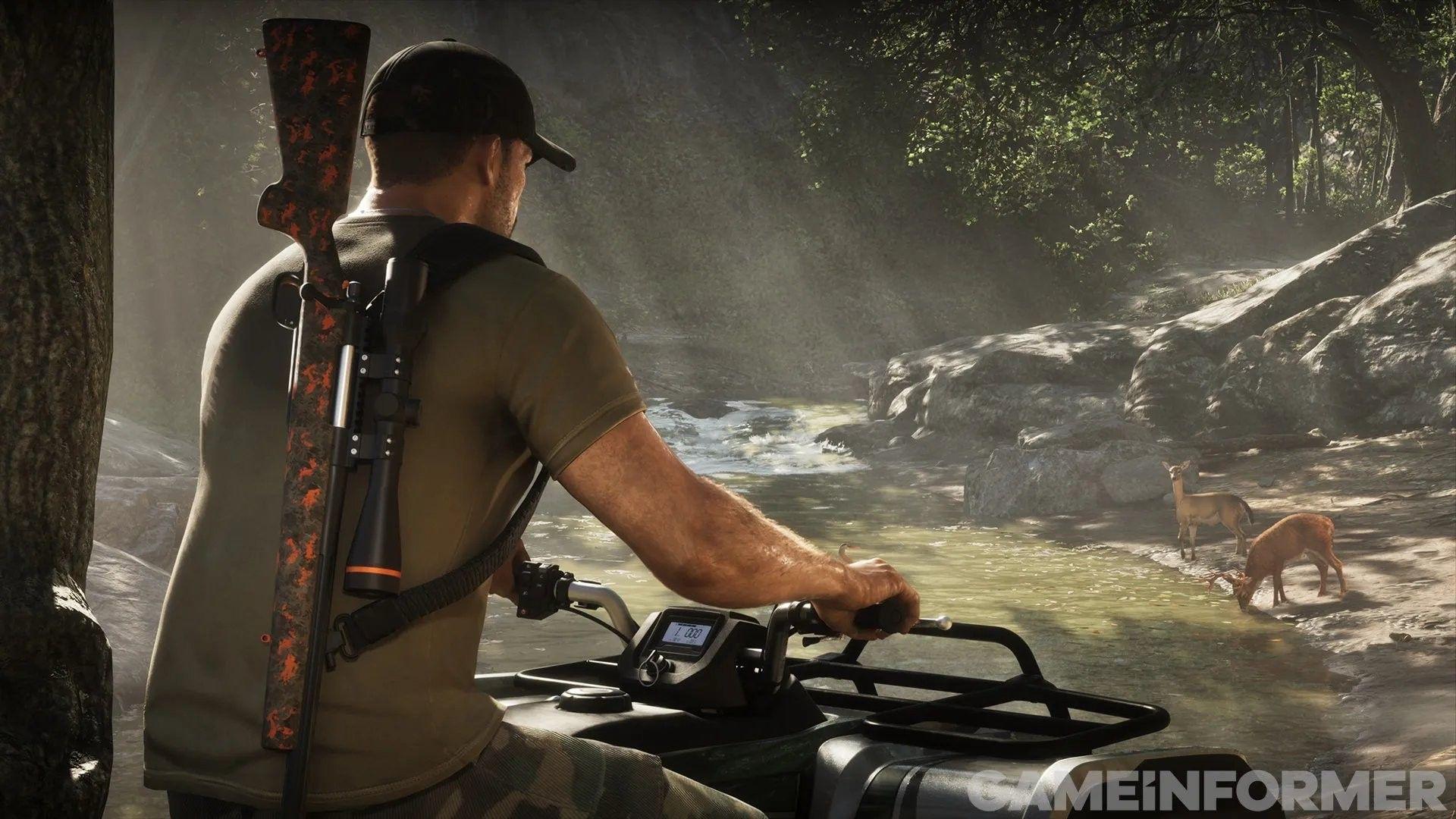 Jason riding a Quad Bike off-road in the wilderness.