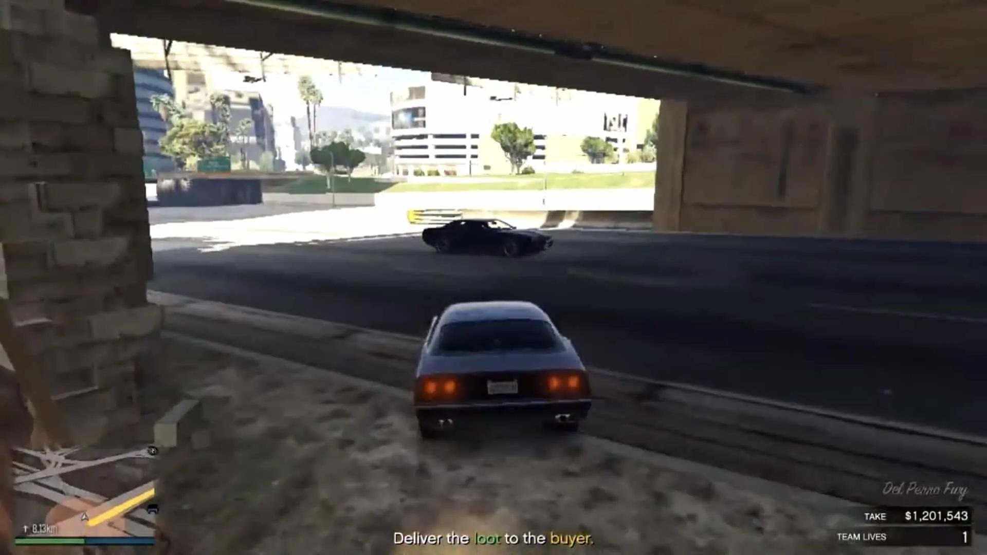 Exiting out of the other end of the sewer tunnel