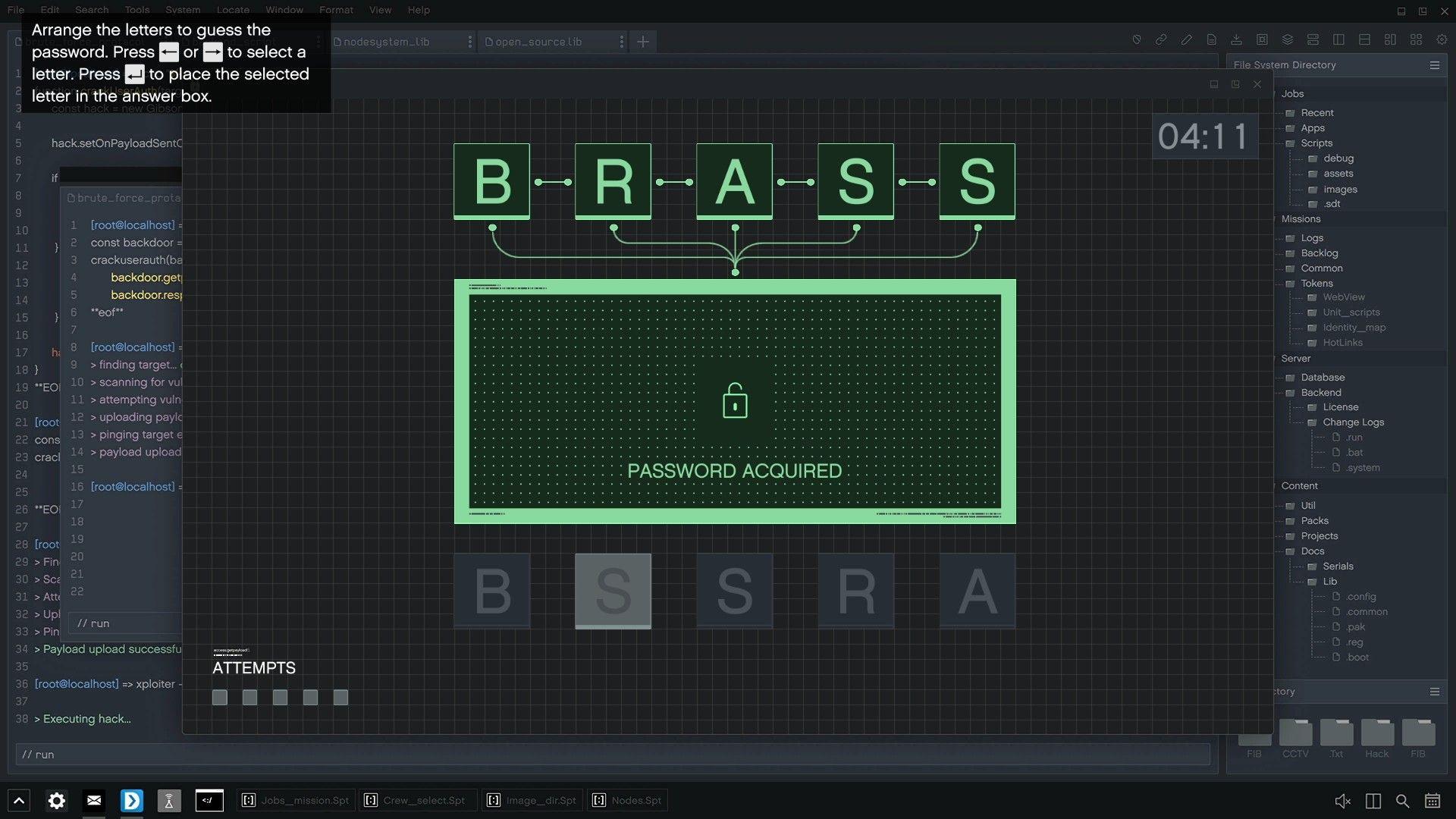 For us, it was "Brass," but it will be different for you, as the word is always random.