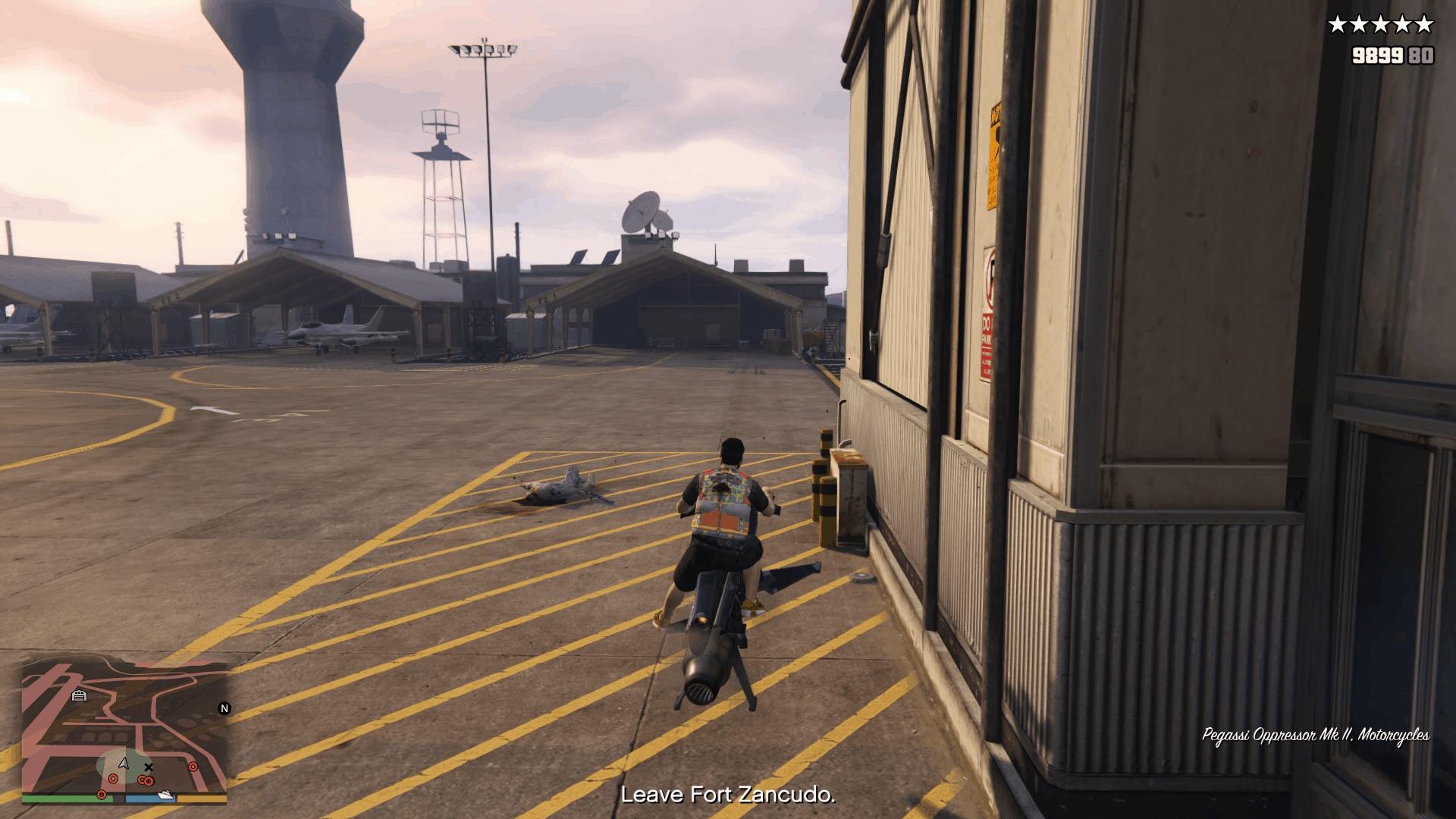 Ran to the oppressor after spawning and off we go