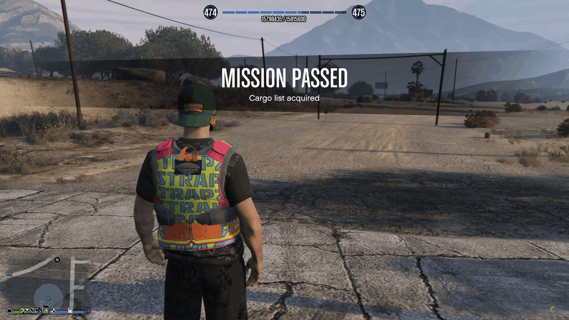 Transport Method planning work mission completed