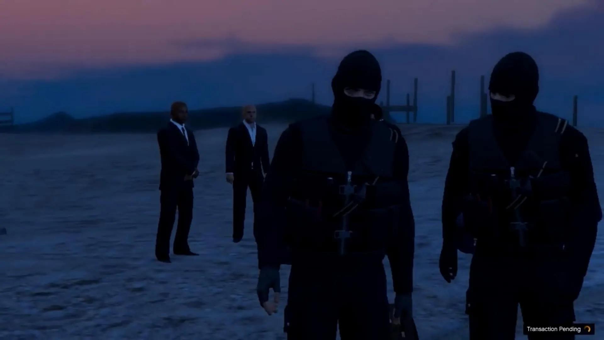 Heist ends after delivering to the buyer