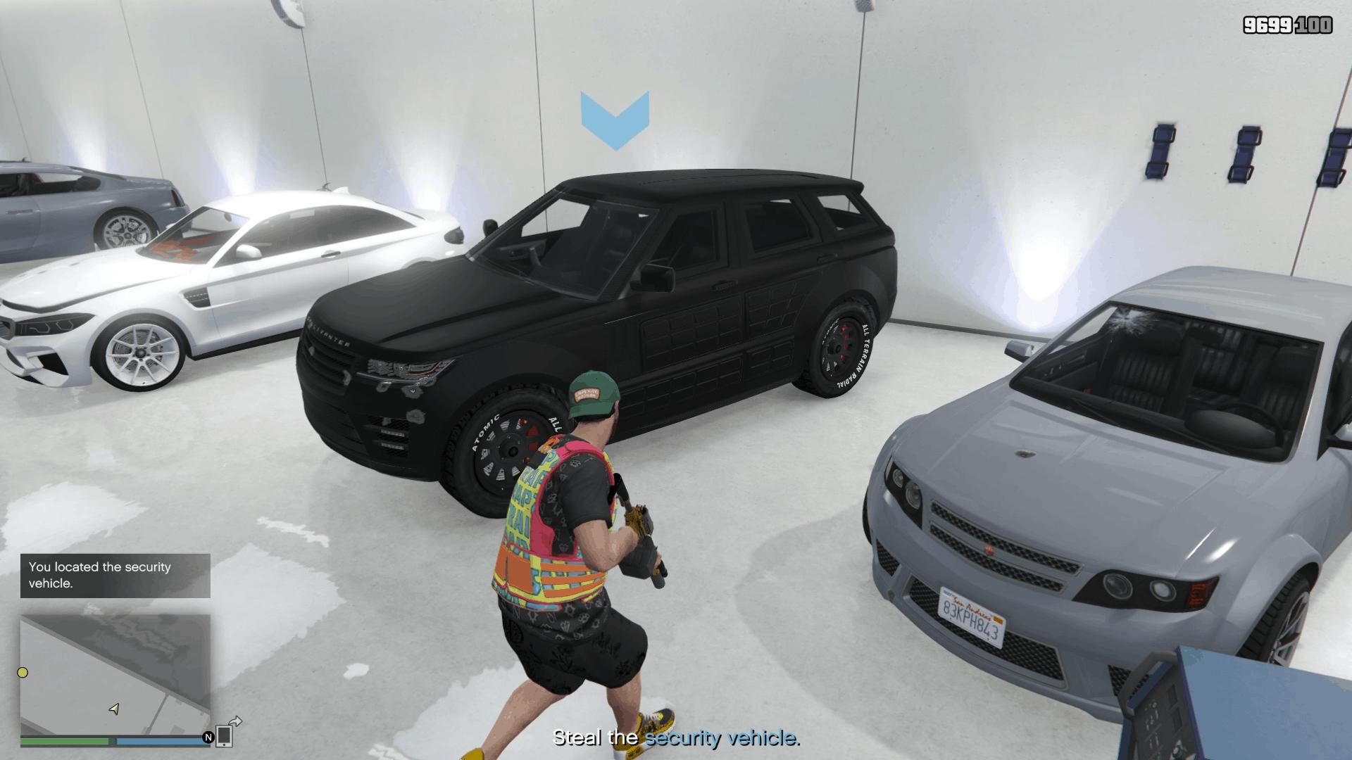 Security vehicle identified