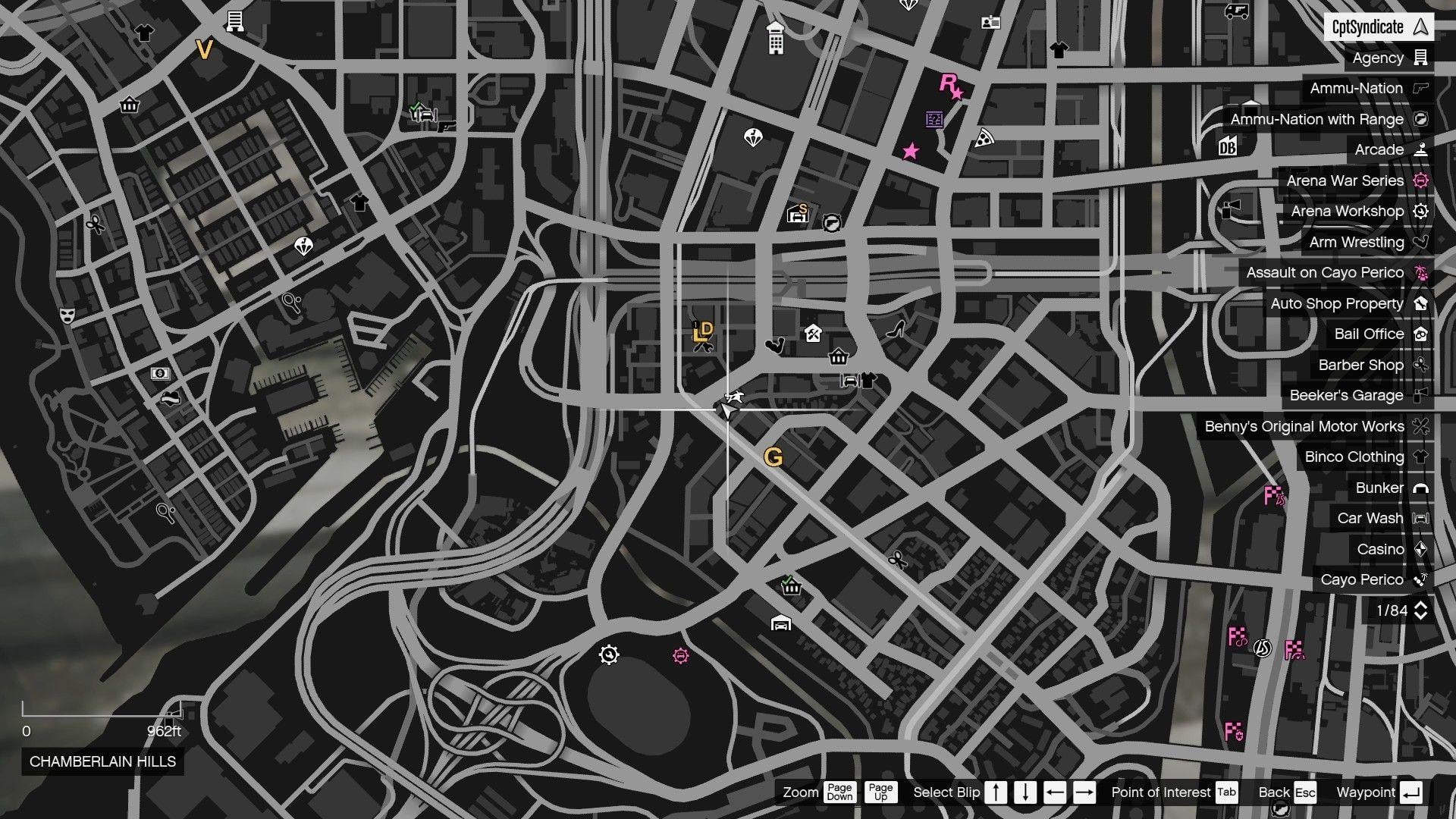 The map shows the location of the Yuanbao in Chamberlain Hills.