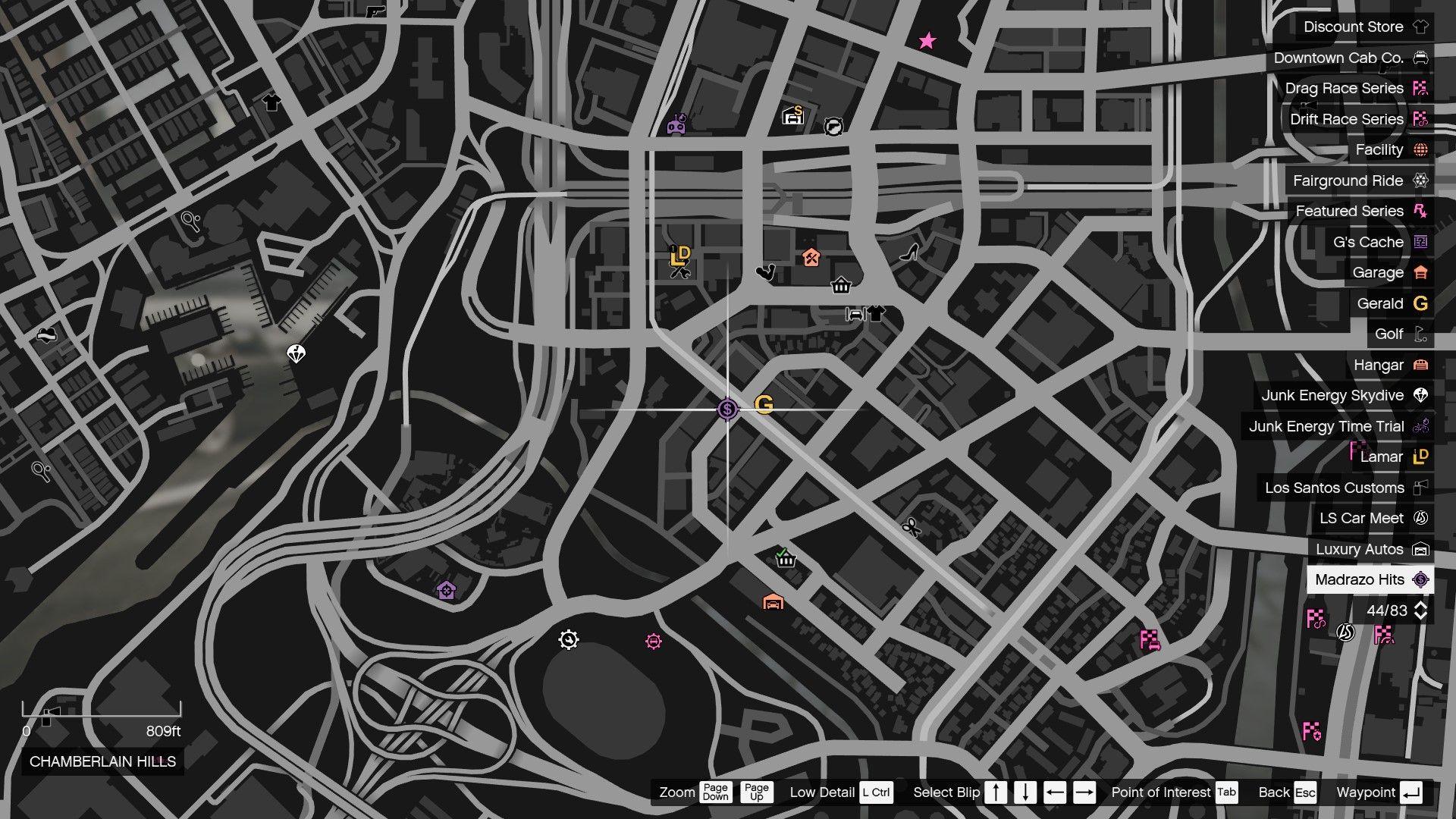 Madrazo Hits map icon.