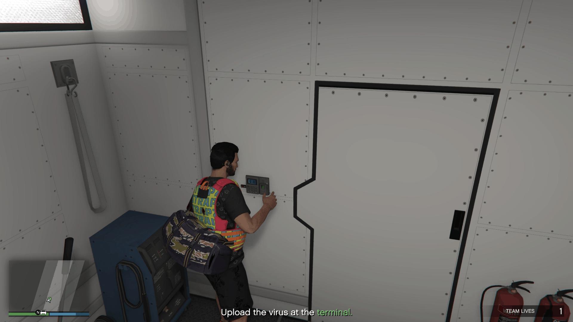 Installing the virus in the terminal