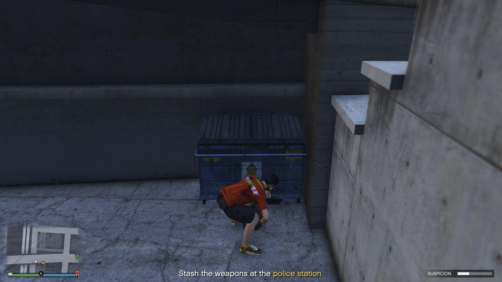 If the bar is full, you will get a wanted level, and the cops will be after you.