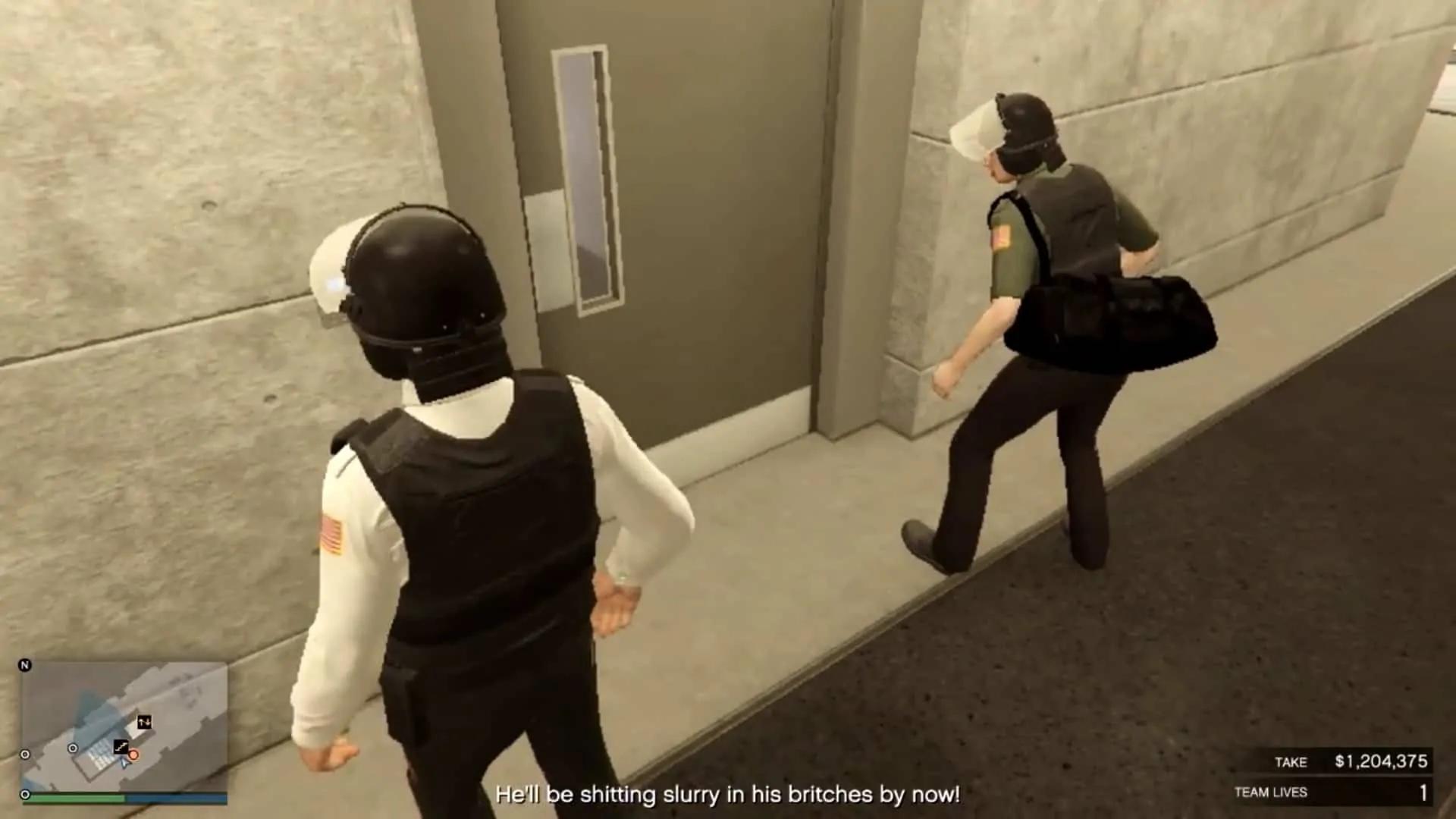 Taking the stairways this time, instead of the elevator