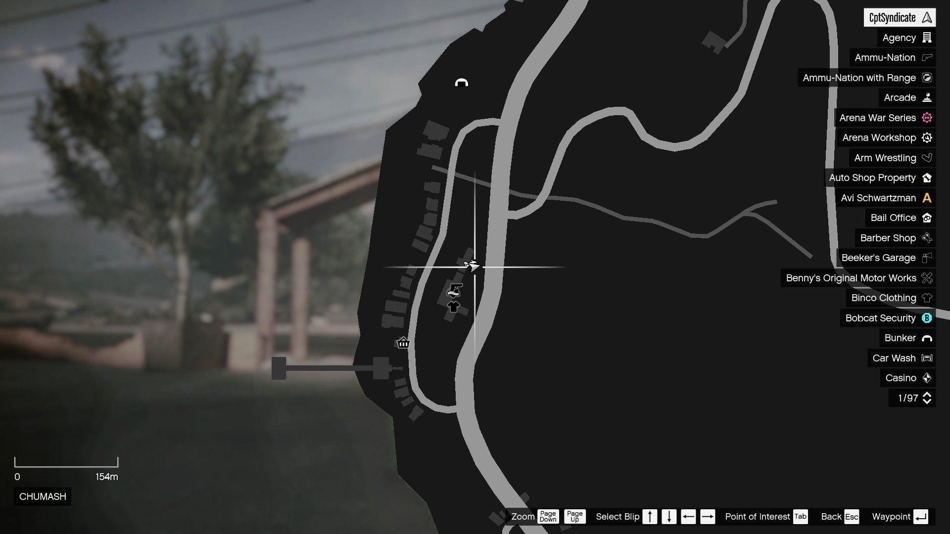 The map shows the location of the golden clover found at the Chumash Plaza entrance gate in Chumash.