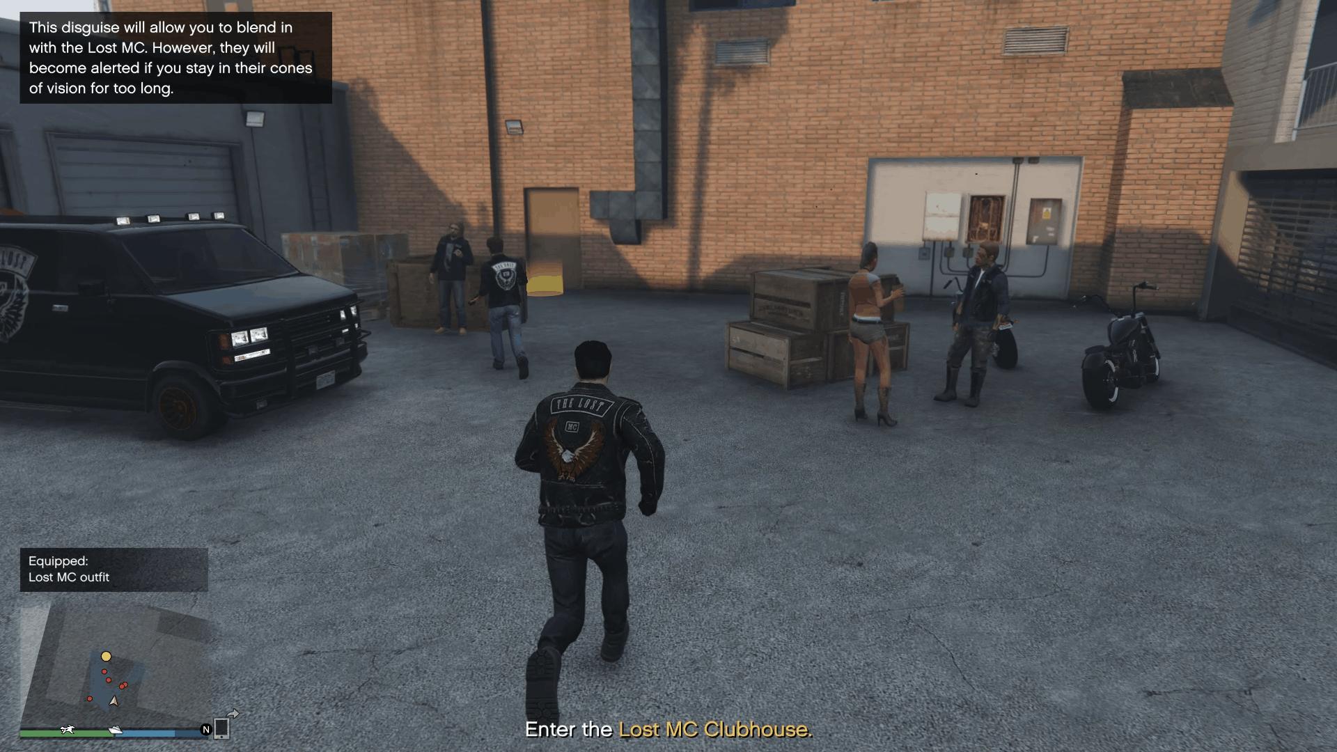 Lost MC Clubhouse Entrance