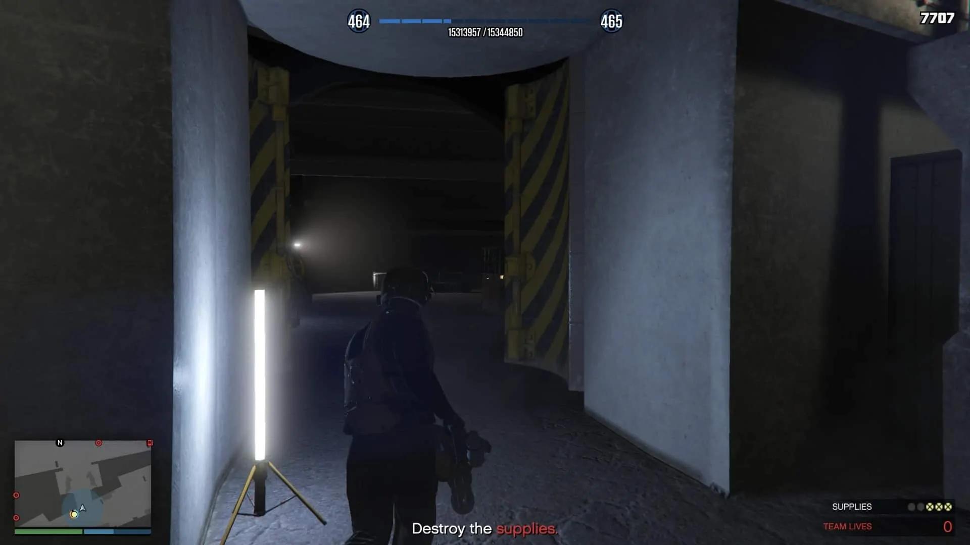 Opening to the right along the passage