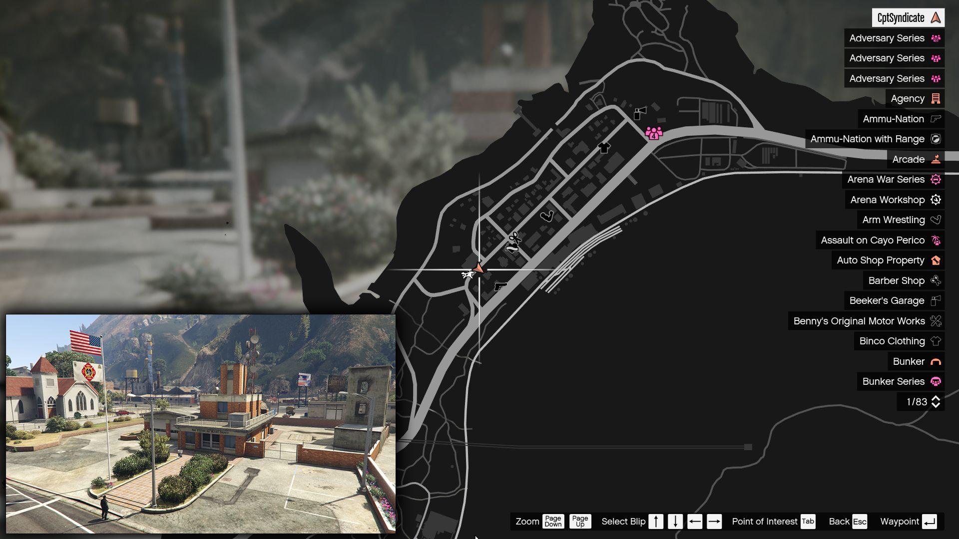 Blaine County Fire Station Location.