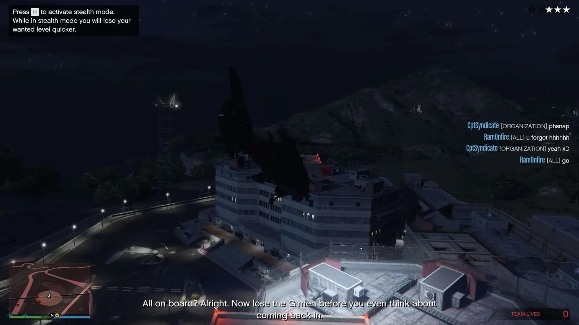 Escaping the N.O.O.S.E HQ in Akula