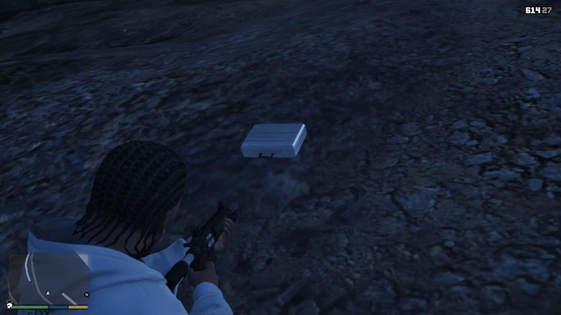 Briefcase containing $25,000