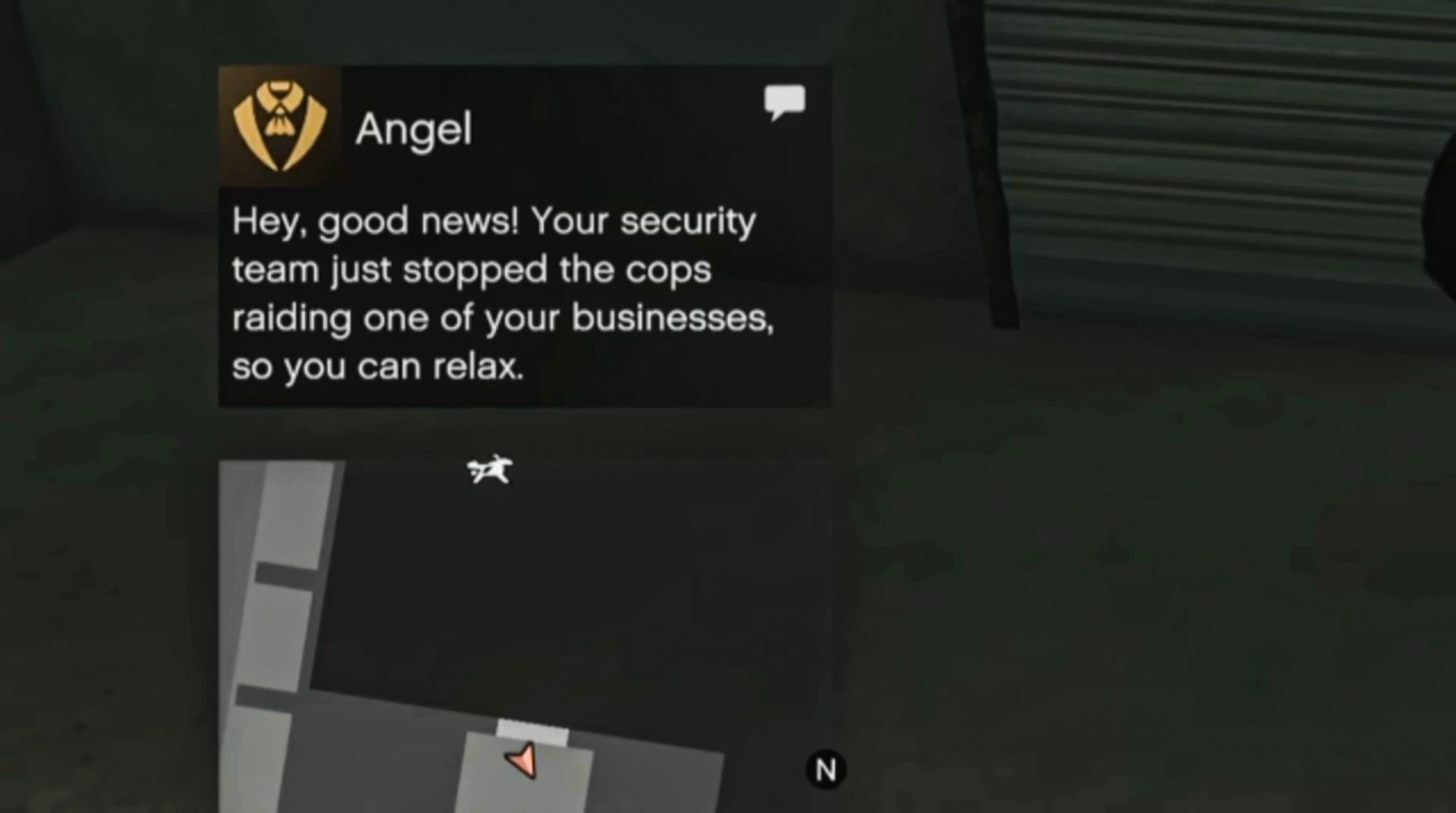 A business raid being prevented, thanks to the Mansion security team.