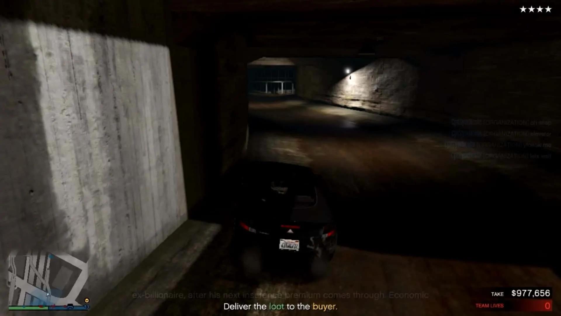 Waiting in the sewer tunnels for the wanted level to go away