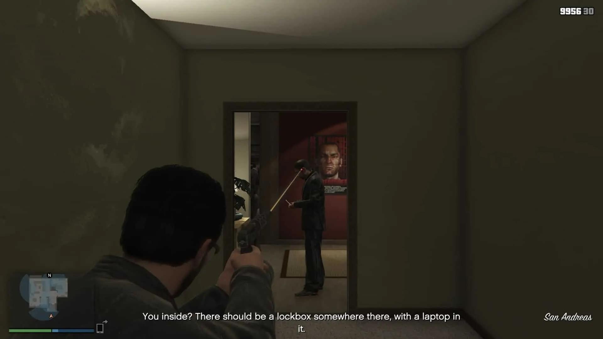 First guard inside the house