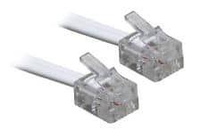 DSL Cable — not to be confused with the wider ethernet cable!