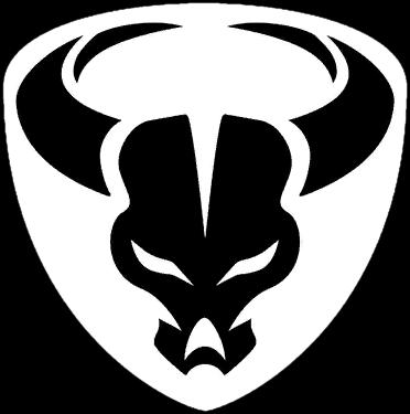 The Bravado logo, a parody of the Dodge Ram logo.