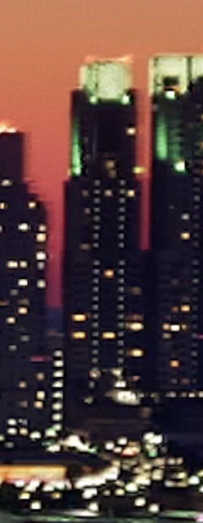 Arcadia Towers' south building in the Downtown Vice City skyline.