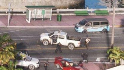 Unnamed Bison Police Truck as seen in one of the official promotional screenshots of GTA 6.