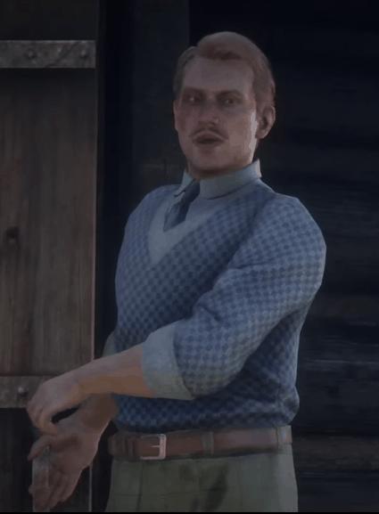Francis Sinclair as seen in Red Dead Redemption 2
