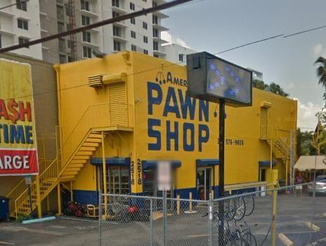 Americash Pawn Shop uses the same colors, lettering and stair placement.