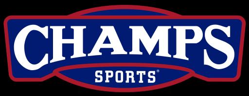 The official Champs Sports logo that the in-game Alpha brand resembles closely.