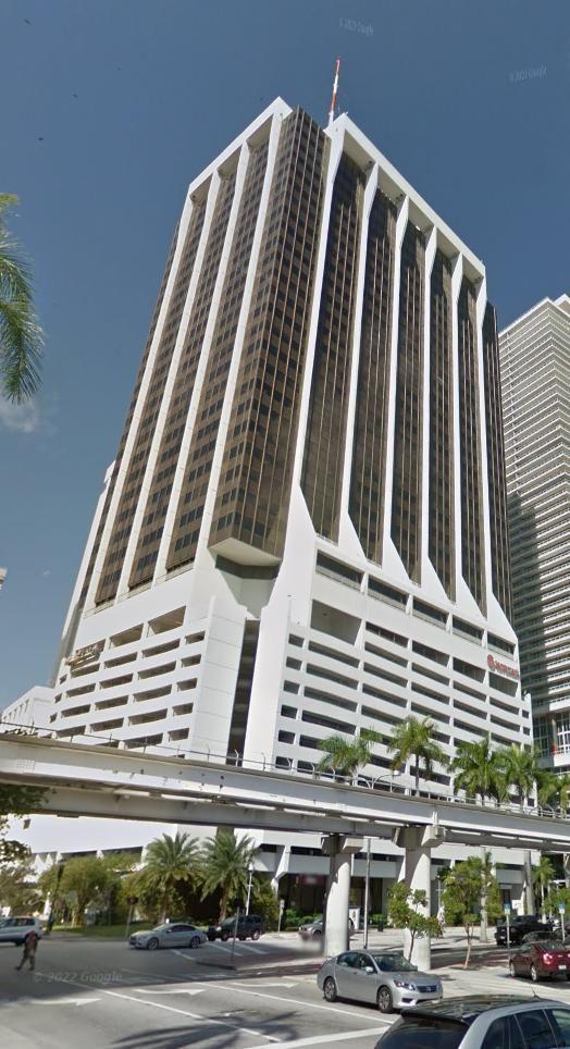 One Biscayne Tower uses the same branching white structure around its lower floors.