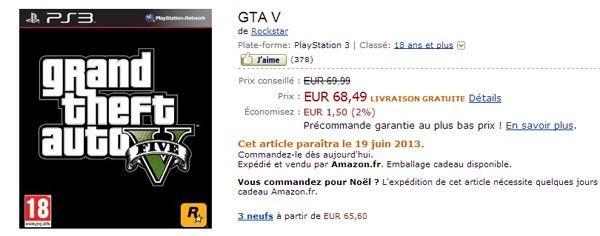 Amazon France: Gta V Coming June 19