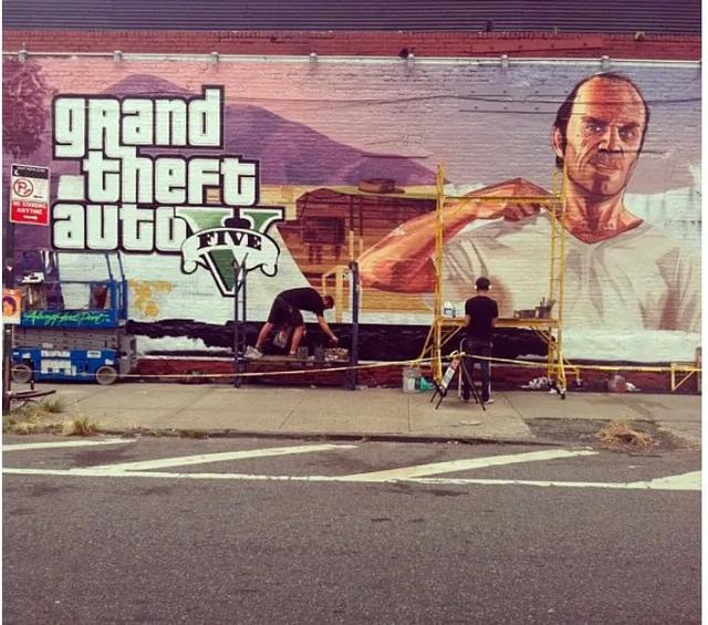 GTA V Murals in New York and LA
