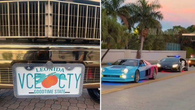 Real GTA 6 Cars Are Driving Around Miami, Police Lamborghini and All