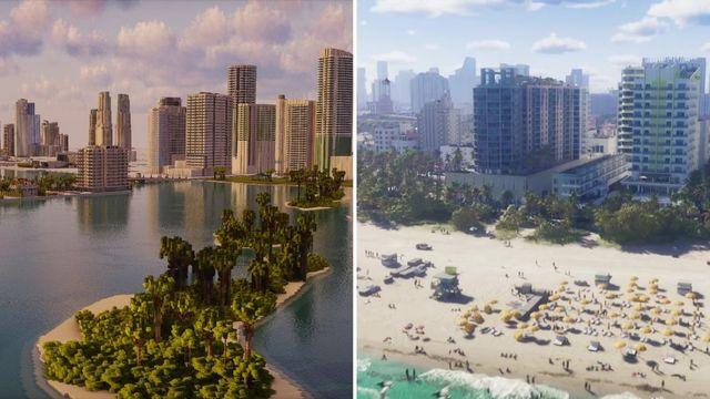 Someone Built Modern Vice City in Minecraft and You Can Download It Right Now