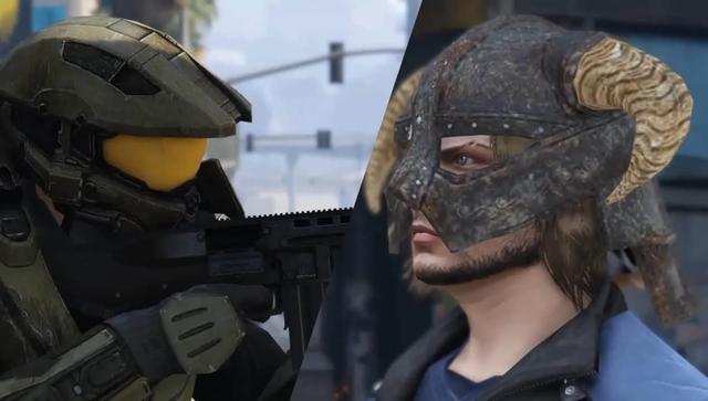 GTA V Meets Halo Meets Skyrim In Triple Crossover