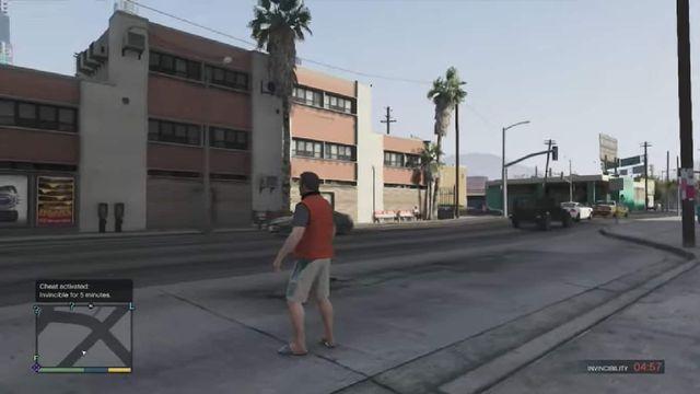 Invincibility Cheat Code GTA 5 Demo Video